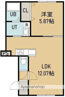 アビターレ新川(アビターレシンカワ)【1階】の間取り