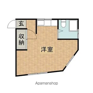 藤沢アパート【1号室】の間取り