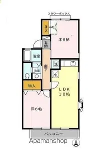 セジュール・モロー【2階】の間取り