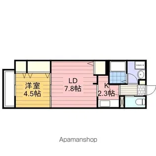グランコート稲毛【2階】の間取り