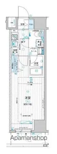メインステージ入谷Ⅳ【204号室号室】の間取り