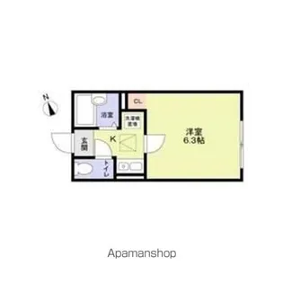 BACE中野島【2階】の間取り