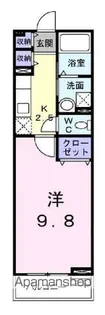 フランプロムナード【201号室】の間取り