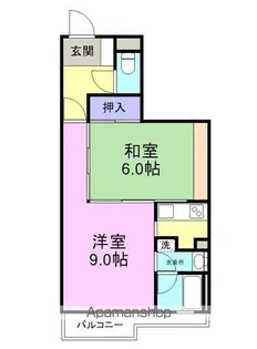 南箱根グラン・ビュー【402号室】の間取り