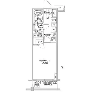 コンフォリア蒲田【4階】の間取り