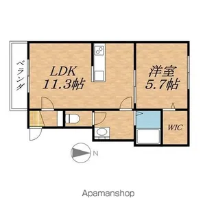 BELLE VILLE(ベルヴィル)【3階】の間取り