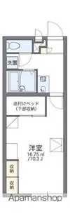レオパレスチェリ【2階】の間取り