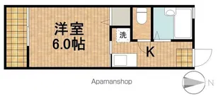 メゾン雅野【201号室】の間取り