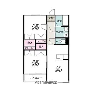 エムヴェール【1階】の間取り