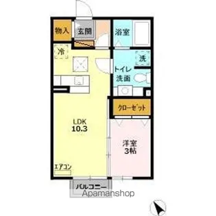 ミザール【1階】の間取り