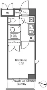 LASANTE広尾【4階】の間取り