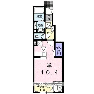 フラワーエンジェルⅡ【1階】の間取り