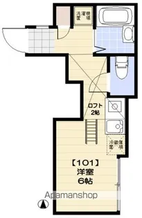プラティーク南蒲田【1階】の間取り