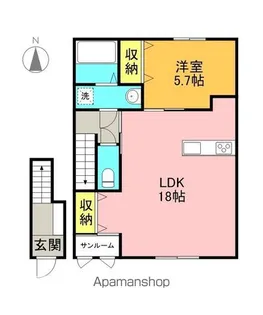 アリージェンス細畑【2階】の間取り