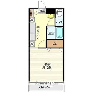アンジェラ【103号室】の間取り