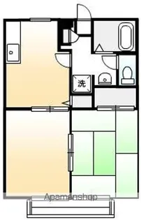 ビーライン西新涯【201号室号室】の間取り