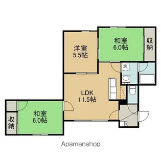 コーポほくと【2階】の間取り