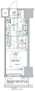 クオリタス品川南【13階】の間取り
