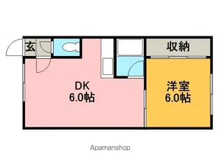 シティーハイムハーモネート【2階】の間取り