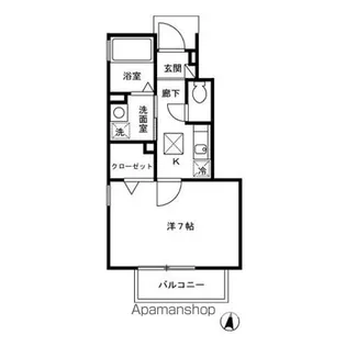 ガーデンヒル【1階】の間取り