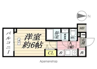 クレイシアIDZ鶴見ステーションサイト【11階】の間取り