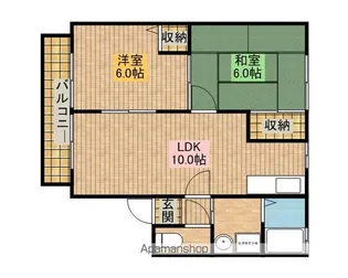 レイエステート【1階】の間取り