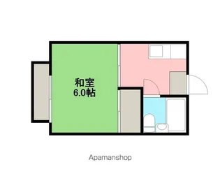 コーポホワイト【2階】の間取り