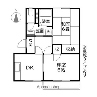 ガーデンタウン北長野 A【101号室】の間取り
