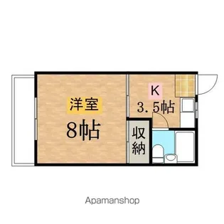 上原ビル【2階】の間取り