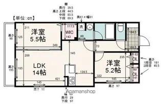 DEAR COURT【103号室】の間取り