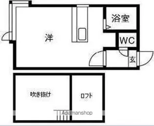 グリーンコートBM【102号室】の間取り