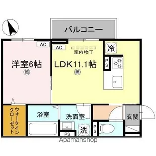 エレガンスビュー【3階】の間取り