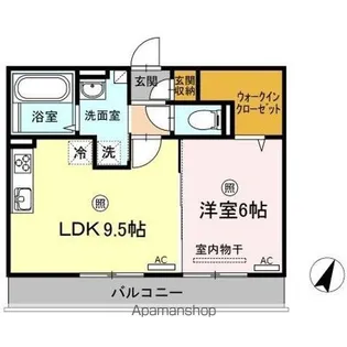 ガーデン五反田【2階】の間取り