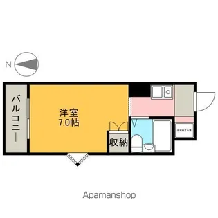 アーバンハイツ中町【3C号室】の間取り