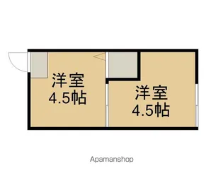 細野荘【B-1号室】の間取り