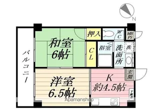 フィーバスU【4階】の間取り
