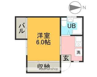スカイハイツハーバ【1階】の間取り
