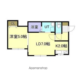 A BOND豊平公園【101号室】の間取り