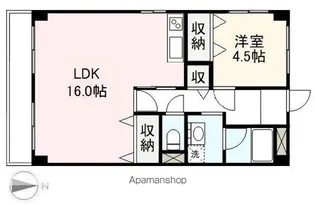 グランフォーレ三条【4階】の間取り