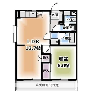 エスポワール下島【2階】の間取り