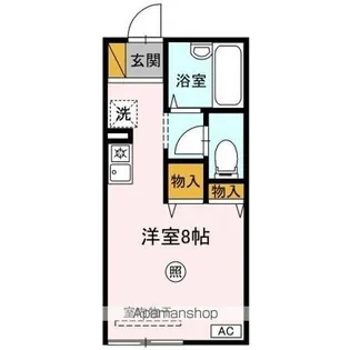 サンボナール弁天【1階】の間取り