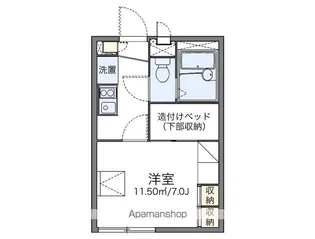 レオパレス常盤町【2階】の間取り