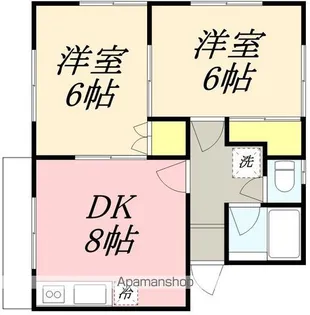 石井ハイツ【206号室】の間取り
