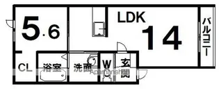 BERGERFOLG(ベルグエアフォルグ)【2階】の間取り