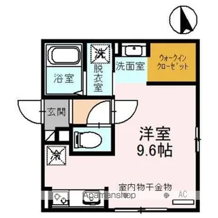 イン・ハピネスⅣ【205号室】の間取り