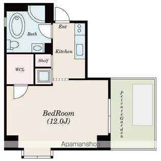 シュタットメゾンⅡ【1階】の間取り
