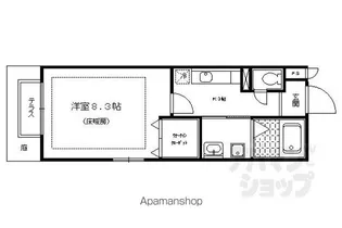 グランパルク【2-201号室】の間取り