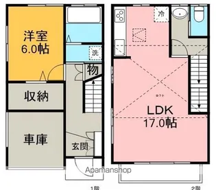 フェニックス霞【1階】の間取り
