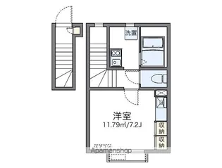 レオネクストスマイル【201号室】の間取り