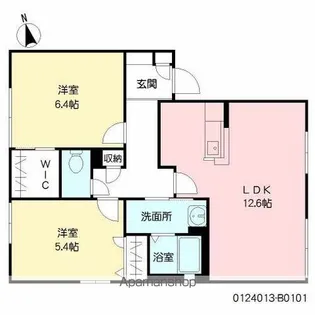 コートビレッジ本鳥栖 B棟【1階】の間取り